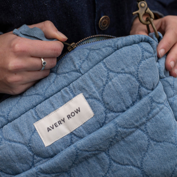 Avery Row - Pram Organiser Bag - Denim