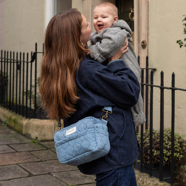 Avery Row - Pram Organiser Bag - Denim