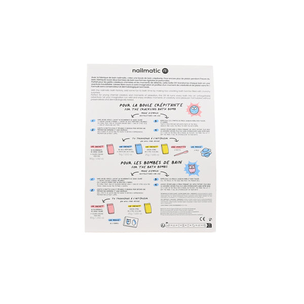 Nailmatic Kids - Crackling Bath Bomb + Bath Bomb maker