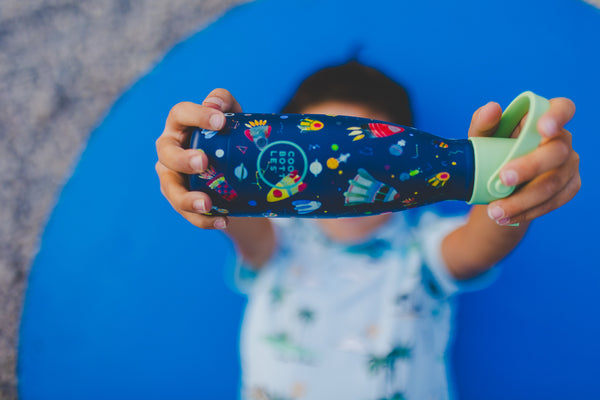 Cool Bottles - Kids 260ml - Adventures Series - Space Rockets