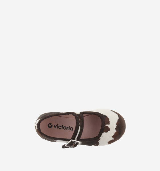 Victoria GONG-FU ANIMAL PRINT VELVET MARY JANE - 1080117