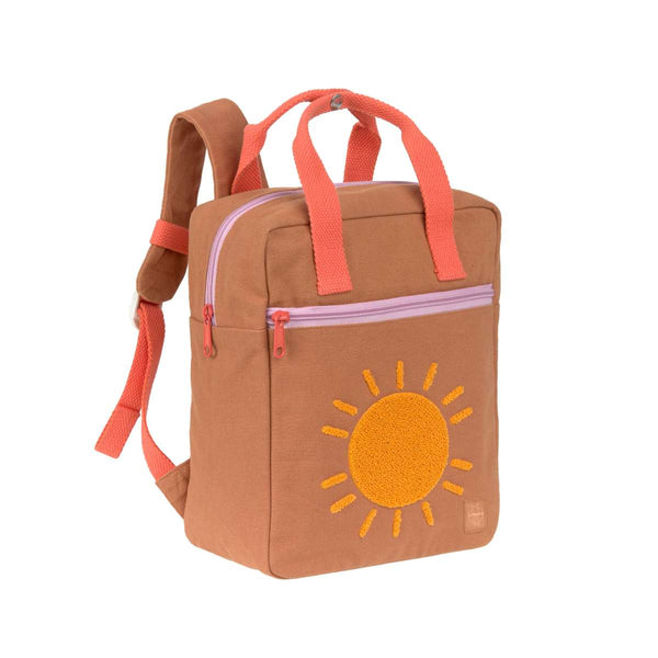 Lassig - Little Gang - Square Backpack Small GOTS - Little One & Me Caramel