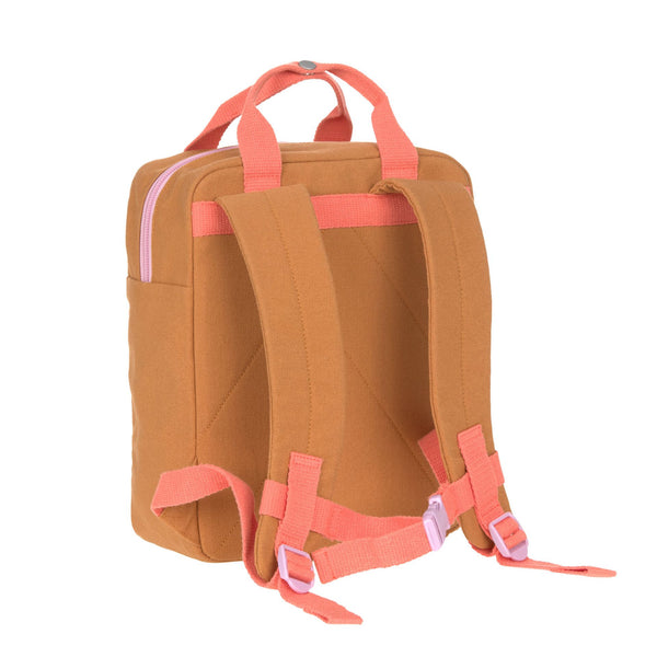 Lassig - Little Gang - Square Backpack Small GOTS - Little One & Me Caramel