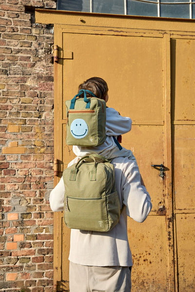 Lassig - Little Gang - Square Backpack Small GOTS - Little One & Me Olive