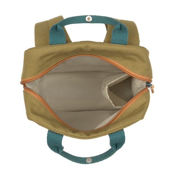 Lassig - Little Gang - Square Backpack Small GOTS - Little One & Me Olive