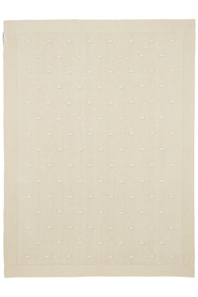 Meyco Baby - Knots crib bed blanket - Offwhite - 75x100cm