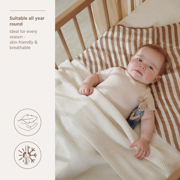 Meyco Baby - Blanket Mini Relief Natural