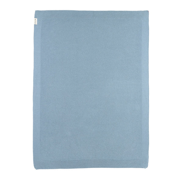 Meyco Baby - Blanket Mini Relief Jeans Blue