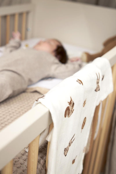 Meyco Baby - Swaddle - 2-pack - muslin - Branches Sand - 120x120cm