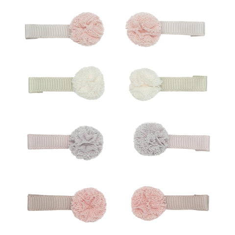 Mimi & Lula -  Mini tulle pom clips SWANLAKE