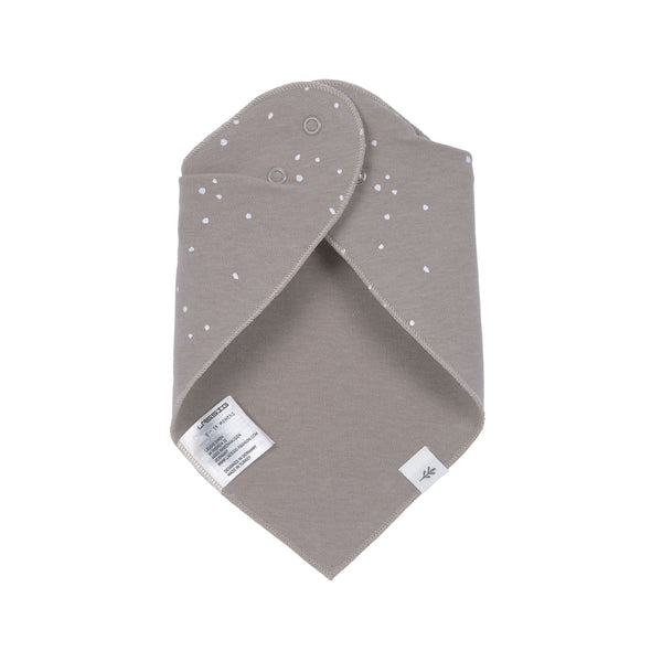 Lassig - 4kids - Interlock Bandana (2 pcs.) GOTS -  Cozy Colors Wear - Big Dots milky Sprinkle taupe