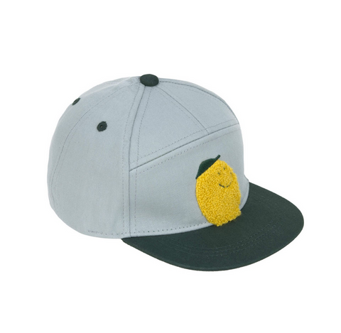 Lassig - Happy Fruits - Kids Skater Cap - Lemon light blue/dark green
