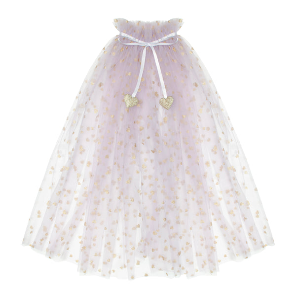 Mimi & Lula - Lilac heart cape