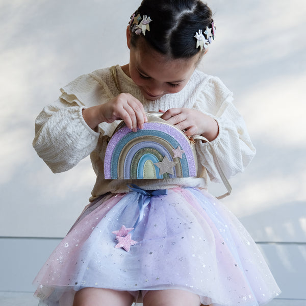 Lizzy Deluxe – Tutù Per Bambine A 3 Strati, Tinta Unita E Glitterata, Ideale Per Ballerine