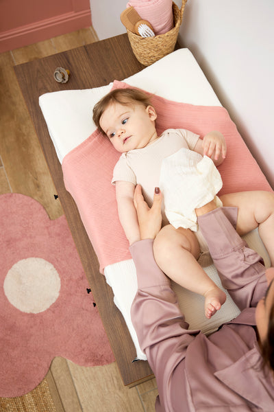 Meyco Baby - Facecloth - 3-pack - pre-washed muslin -Uni sand/greige/taupe - 30x30cm