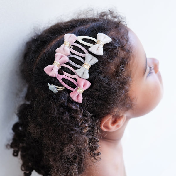 Mimi & Lula - Tinkerbell velvet bow mini clic clacs