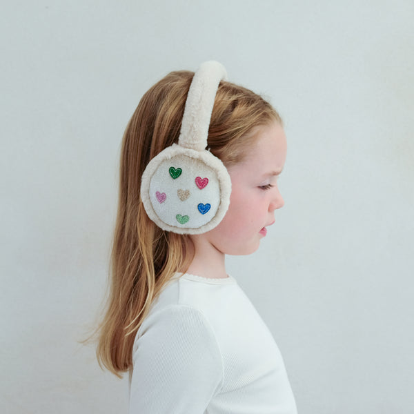 Mimi & Lula - Jazzy heart earmuffs