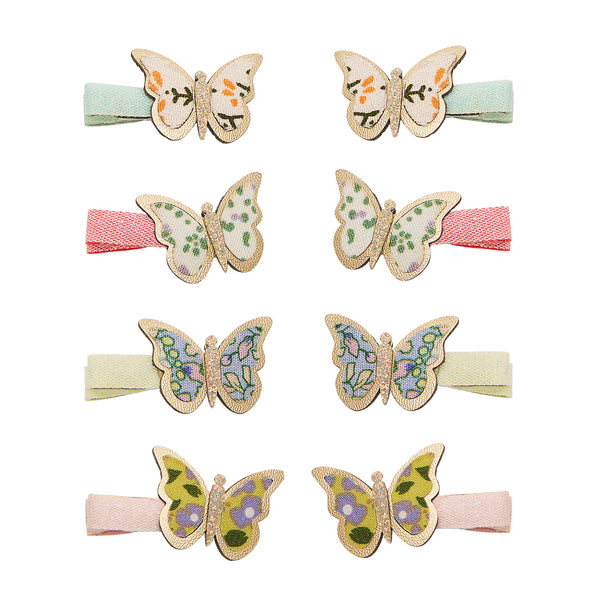Mimi & Lula - Floral butterfly mini clips