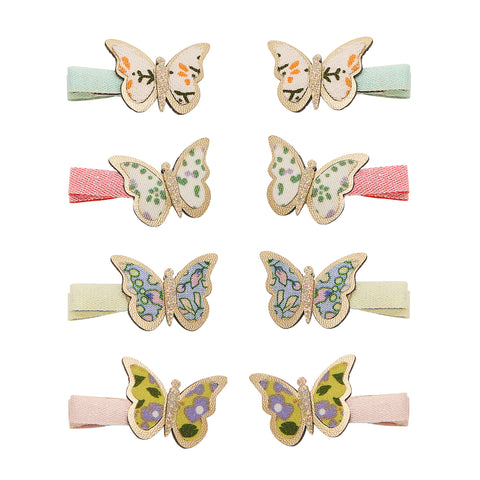 Mimi & Lula - Floral butterfly mini clips