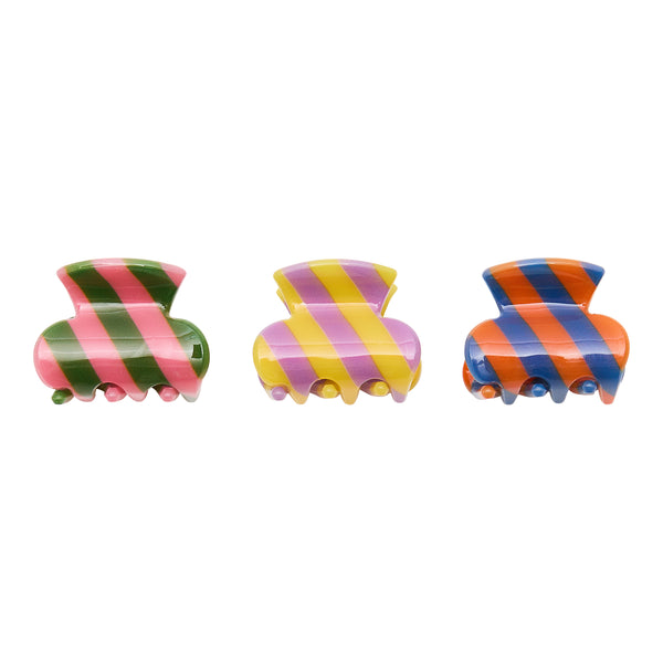 Mimi & Lula - Striped mini claw clips