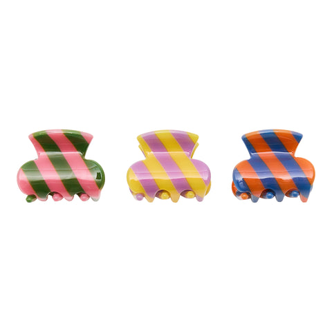 Mimi & Lula - Striped mini claw clips