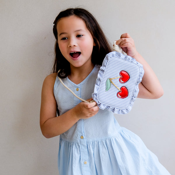 Mimi & Lula - Striped cherry bag