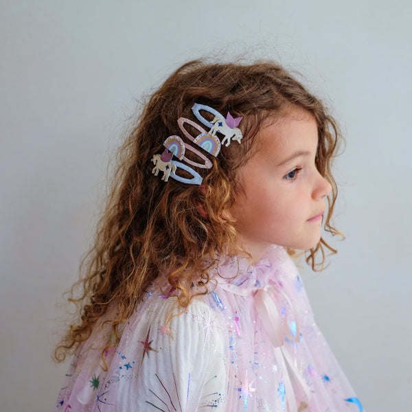 Mimi & Lula - Unicorn And Rainbow Hair Clips