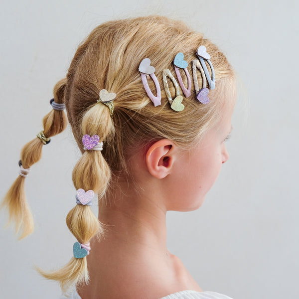 Mimi & Lula - Teeny Heart Mini Hair Clips