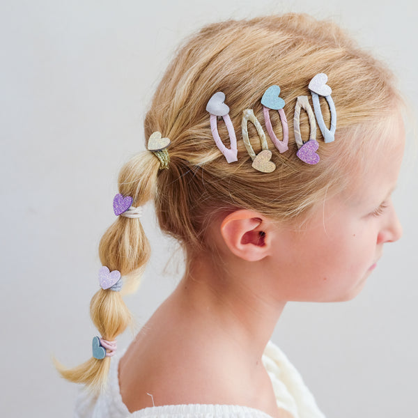 Mimi & Lula - Teeny Heart Mini Hair Clips