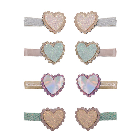 Mimi & Lula - Scalloped Heart Salon Hair Clips