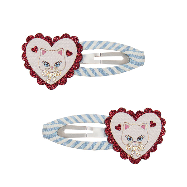 Mimi & Lula - Scalloped Kitty Hair Clips