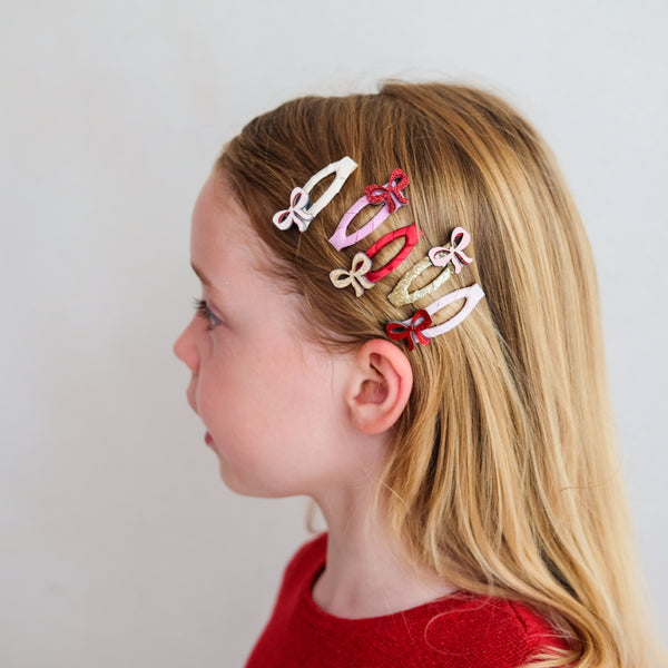 Mimi & Lula - Cutesy Bow Mini Hair Clips