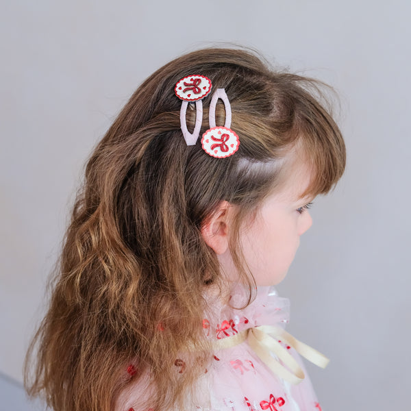 Mimi & Lula - Framed Bow Hair Clips