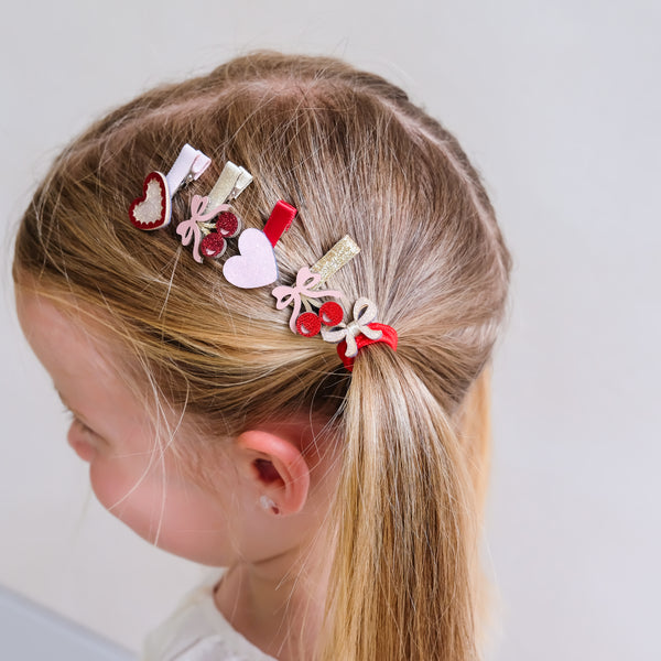 Mimi & Lula - Fancy Cherries Salon Hair Clips