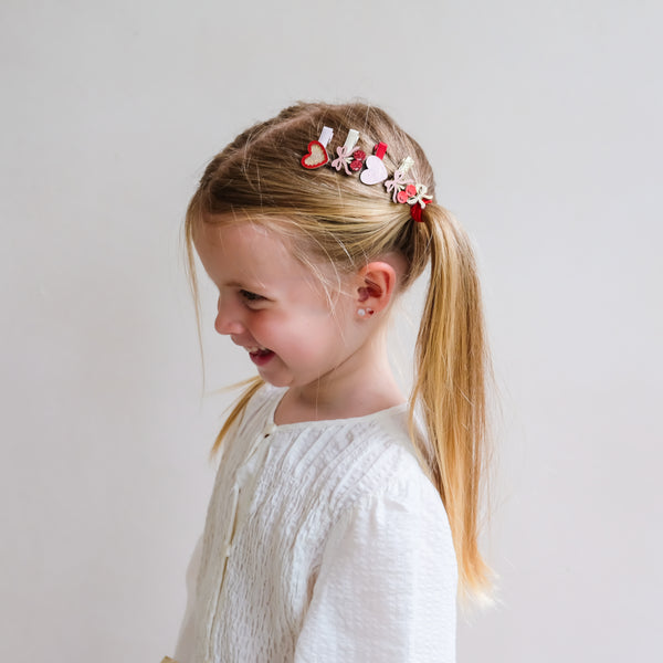 Mimi & Lula - Fancy Cherries Salon Hair Clips