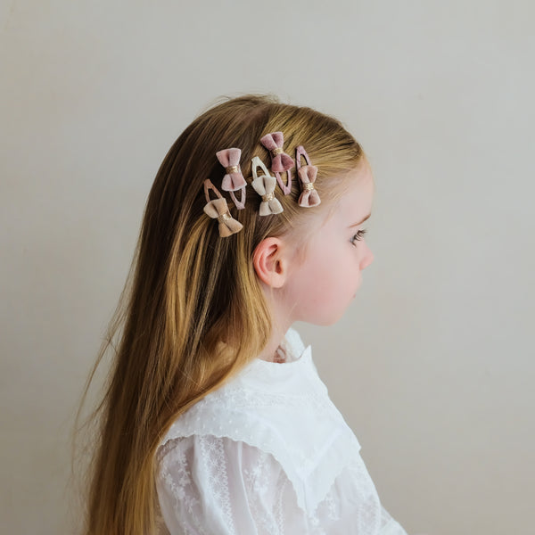 Mimi & Lula - Velvet Tinkerbell Mini Hair Clips