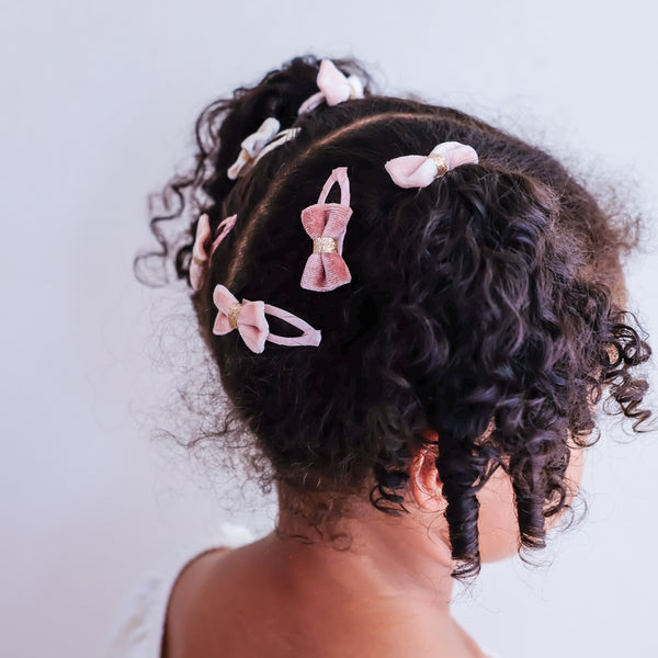 Mimi & Lula - Velvet Tinkerbell Mini Hair Clips