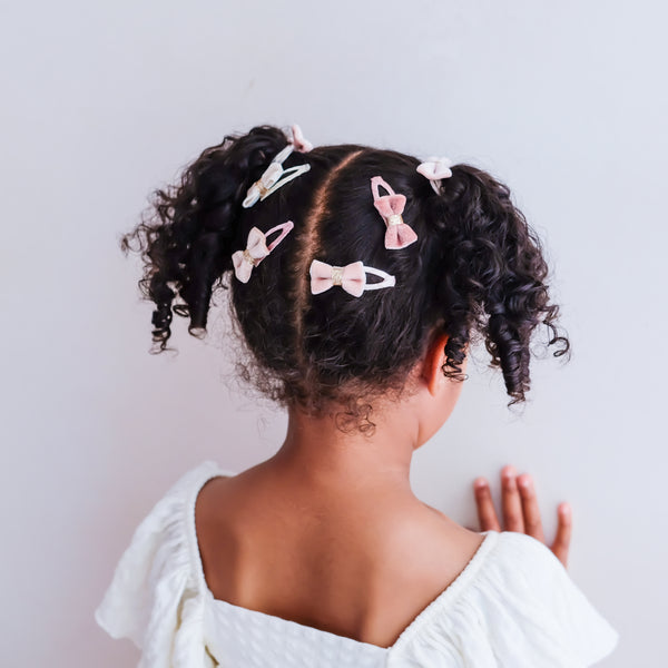 Mimi & Lula - Velvet Tinkerbell Mini Hair Clips