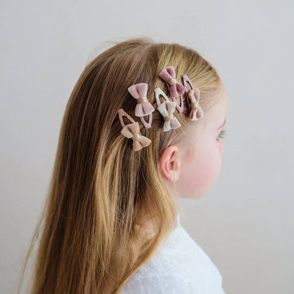 Mimi & Lula - Velvet Tinkerbell Mini Hair Clips