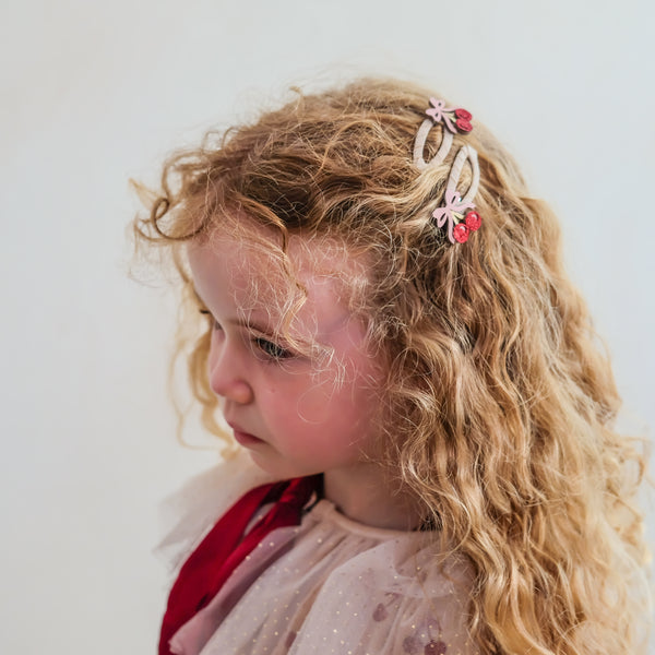 Mimi & Lula - Fancy Cherries Hair Clips