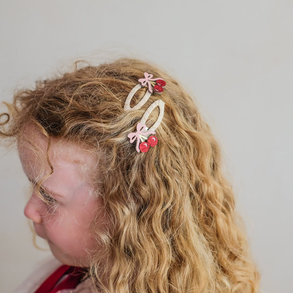 Mimi & Lula - Fancy Cherries Hair Clips