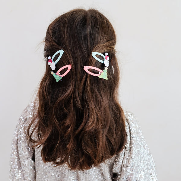 Mimi & Lula - Santa And Christmas Tree Hair Clips