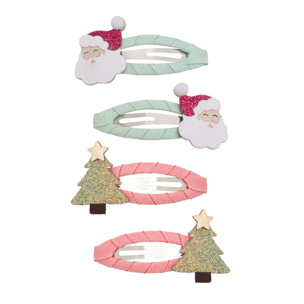 Mimi & Lula - Santa And Christmas Tree Hair Clips