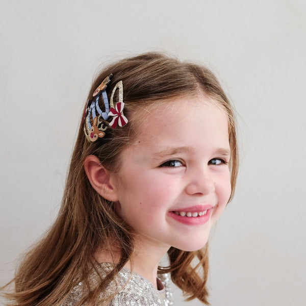 Mimi & Lula - Rudolph And Bow Hair Clips