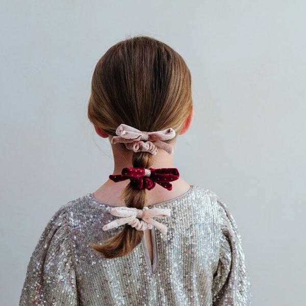 Mimi & Lula - Velvet Bow Scrunchies