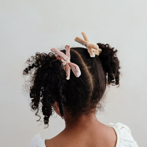 Mimi & Lula - Velvet Bow Scrunchies