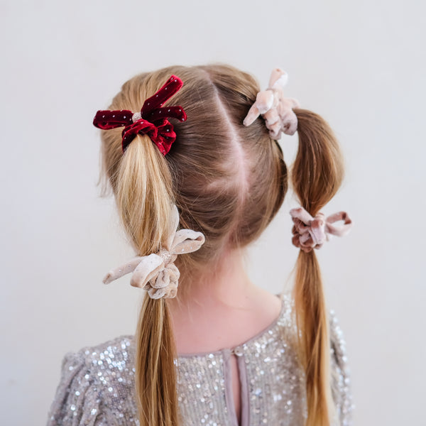 Mimi & Lula - Velvet Bow Scrunchies