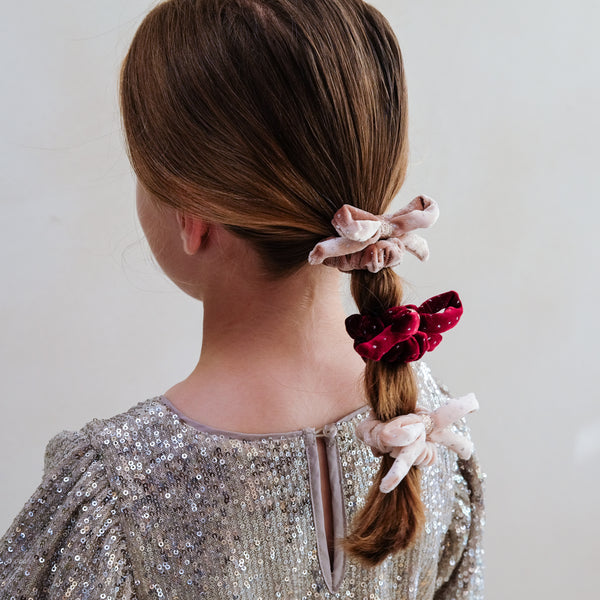 Mimi & Lula - Velvet Bow Scrunchies