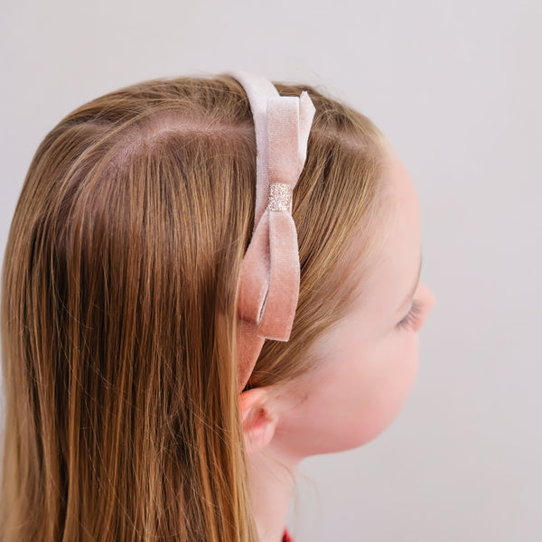 Mimi & Lula - Violet Bow Headband Pink