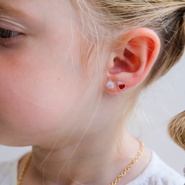 Mimi & Lula - Kittybow Stick On Earrings